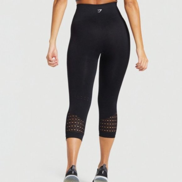 Gymshark Pants - Gymshark Cropped seamless Leggings